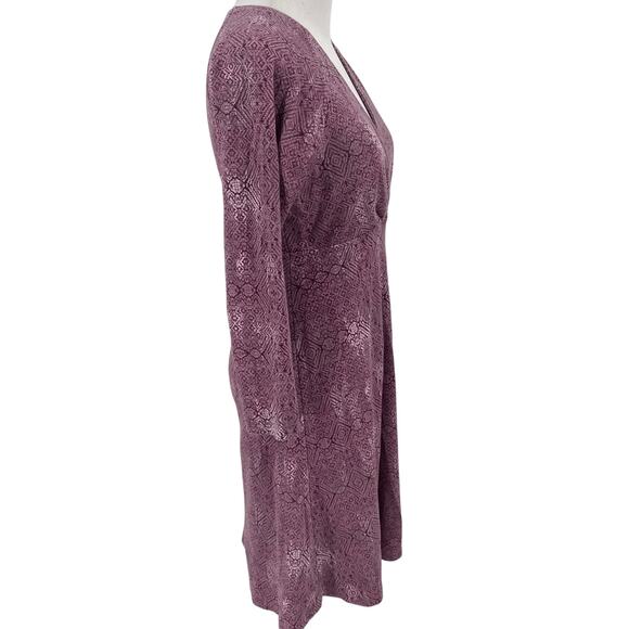 Patagonia Metairie Light Violet Wrap Dress Size Small - Picture 5 of 7